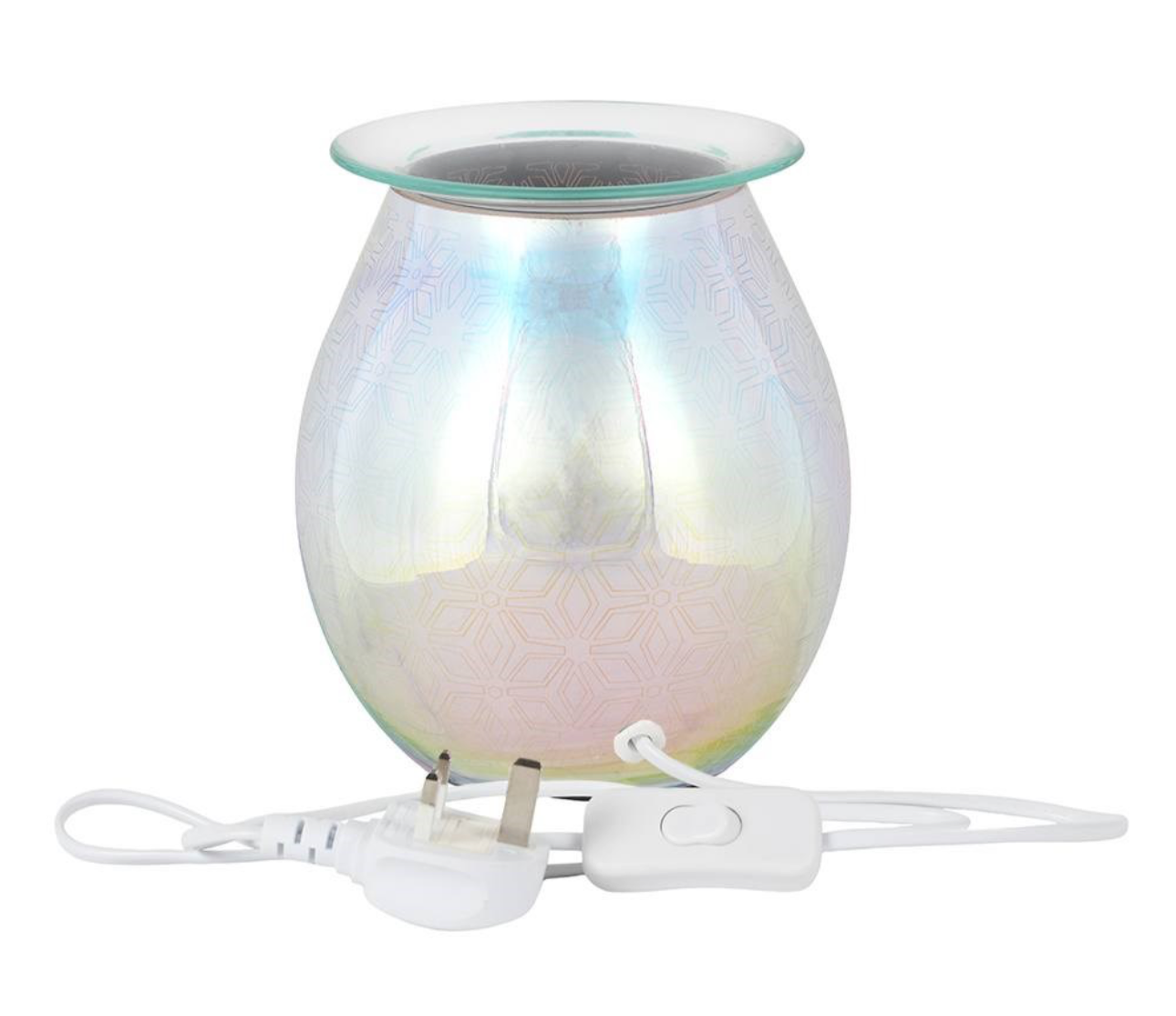 3D GEOMETRIC FLOWER LIGHT UP ELECTRIC OIL BURNER