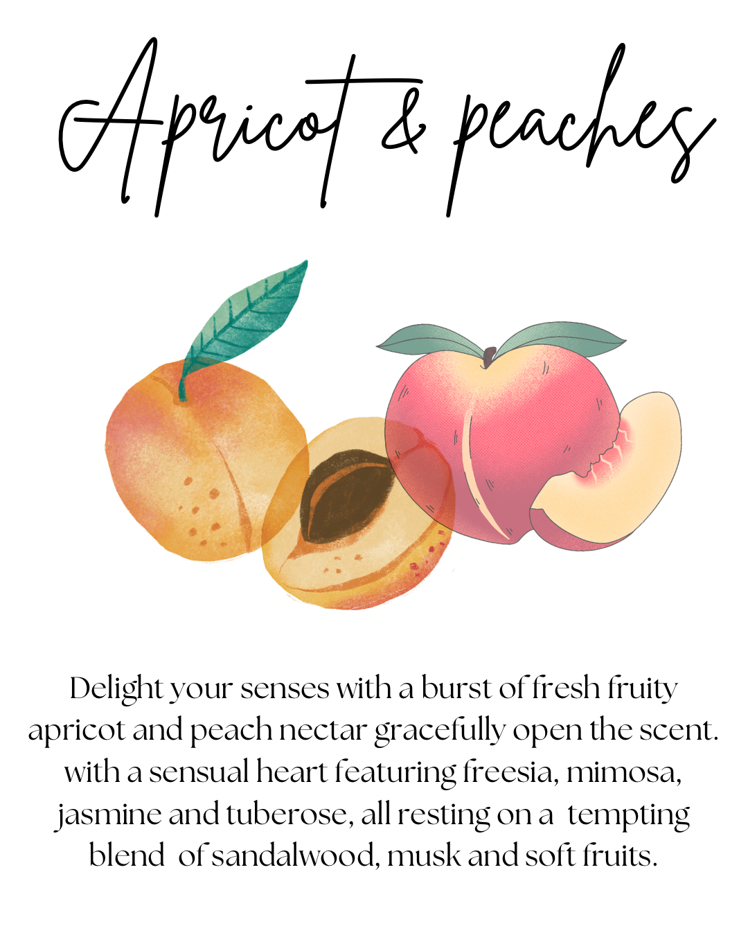 Apricot and peaches